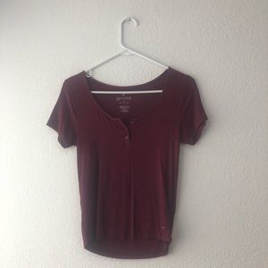American Eagle Ribbed Tee
